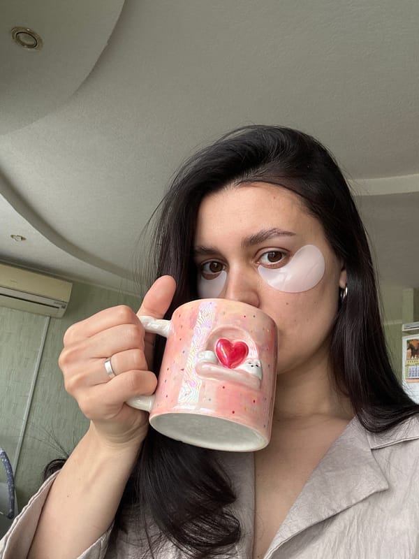 Morning domestic moments captured in Chaikovsky, Russia household