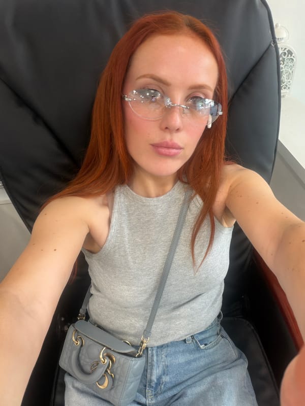 Woman gets pedicure at Paris salon