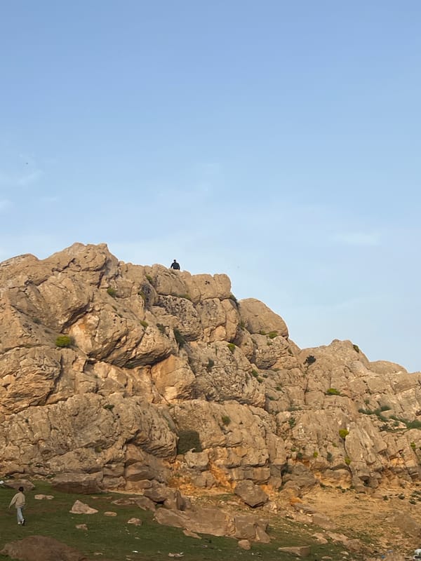 Landscape photography captured near lake in Ar-Rawda, Syria