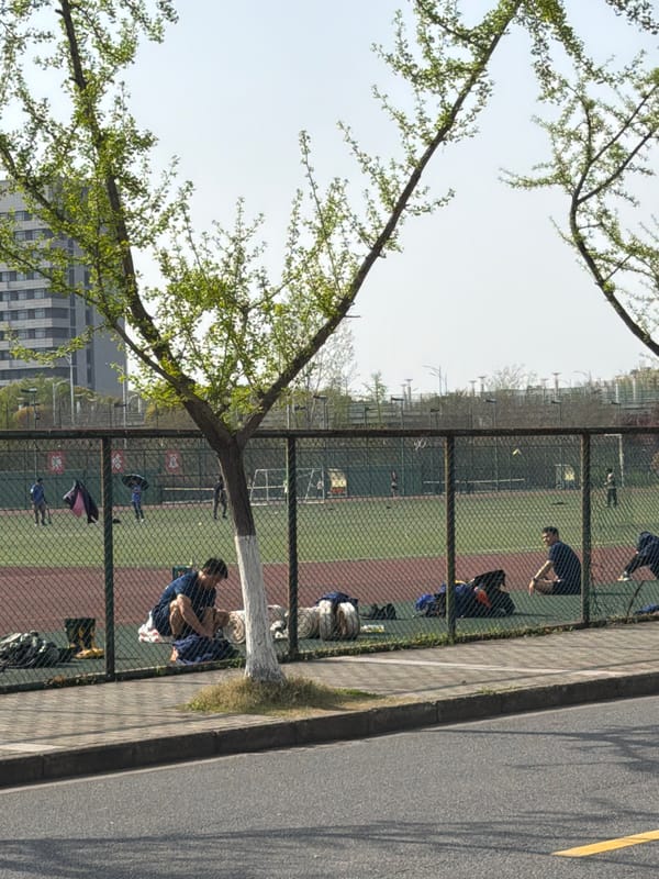 Fire trucks respond to incident near Jiangning District baseball field