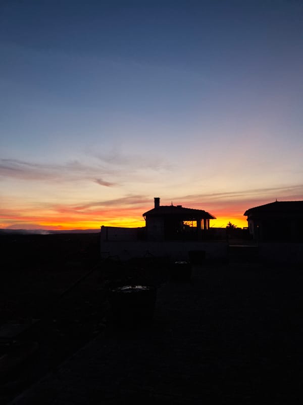 Sunset captured across multiple locations in northern Portugal
