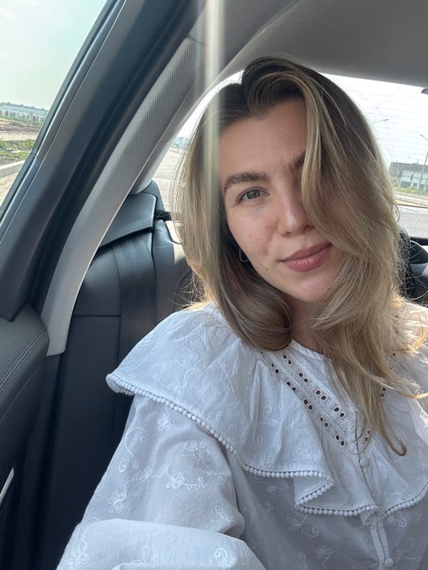 Car ride with a cat, plus a messy coffee spill at home.