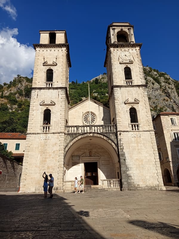 Kotor's Cathedral of Saint Tryphon, a stone landmark in Montenegro