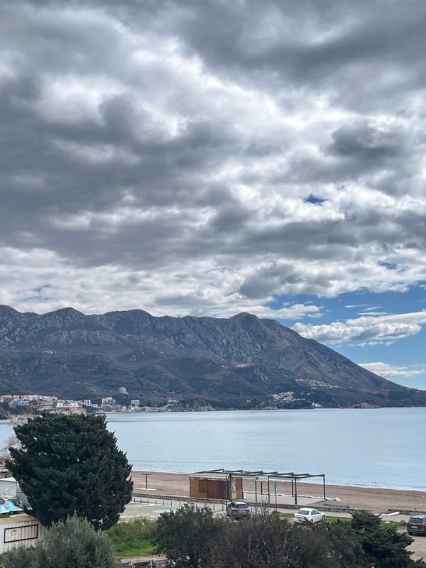 Overcast coastal scenes documented in Montenegro's Boreti region
