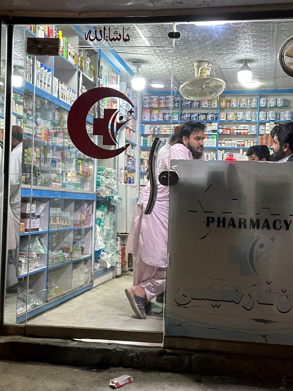 Daily life documented across Quetta commercial district