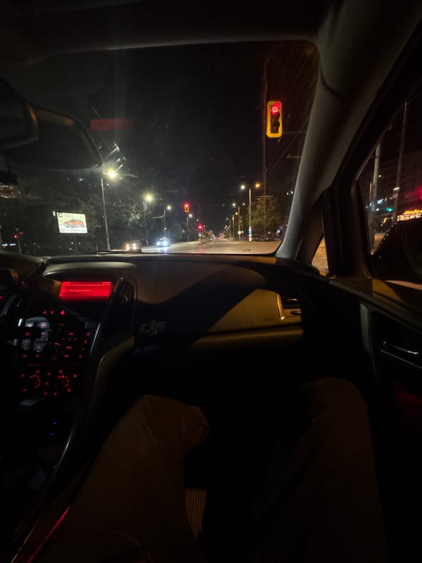 Sofia resident documents evening of traffic, digital art browsing, drawing