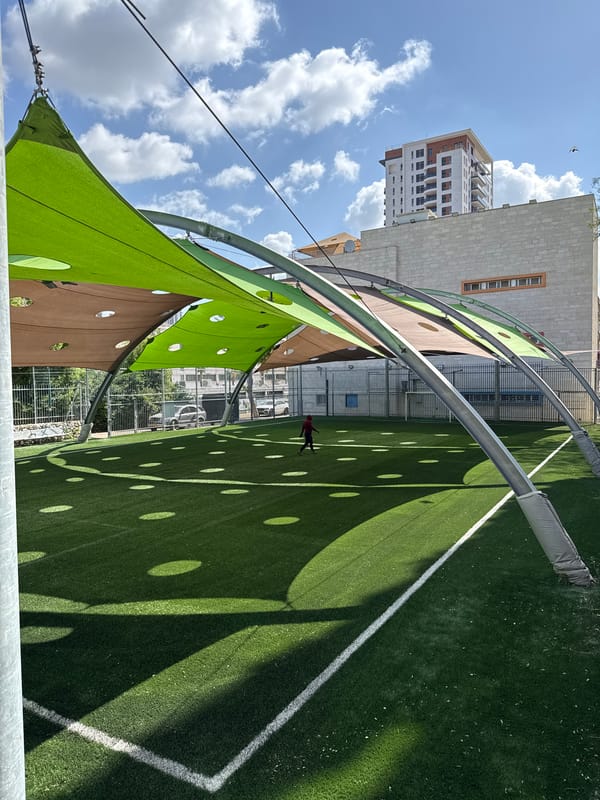 Morning scenes documented in Petah Tikva residential area