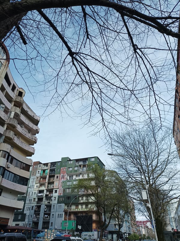 Spring street scenes documented in Batumi, Georgia