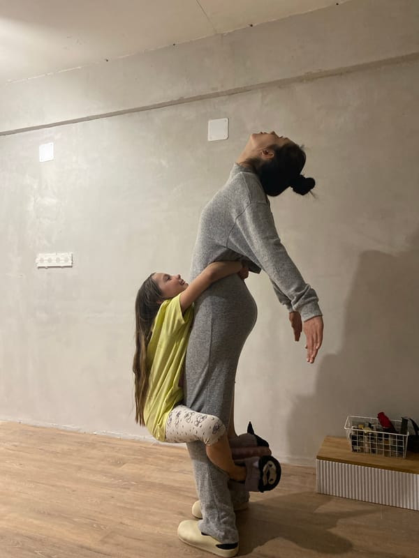 Indoor exercise session documented in Votkinsk home