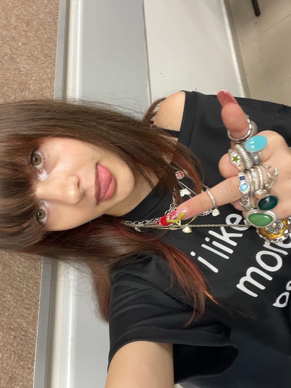 Young woman documents morning routine through selfies in Raanana