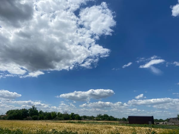 Wheat fields, stormy skies, and an evil eye pendant in rural Russia