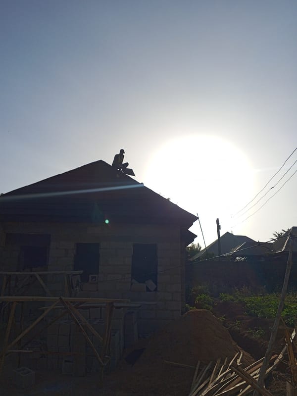 Daily life scenes documented around Bukuru construction site