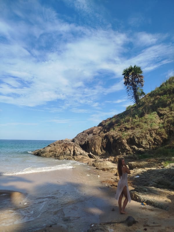 Beach day scenes at Rawai, Thailand