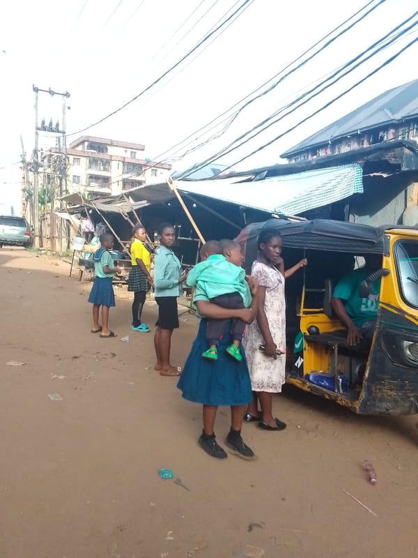 Routine street life documented across three Nigerian towns