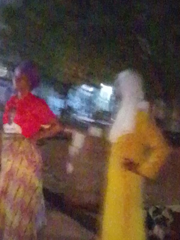 Evening street scenes captured in Tamale, Ghana