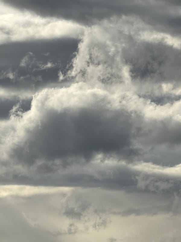 Dramatic cloud formations captured over Strasbourg skyline