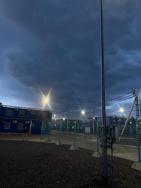 Evening Documentation of Modular Building in Koskolovo, Russia