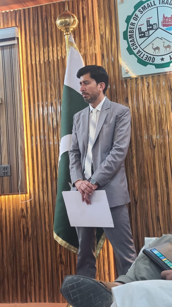Quetta Chamber holds formal ceremony with awards presentations