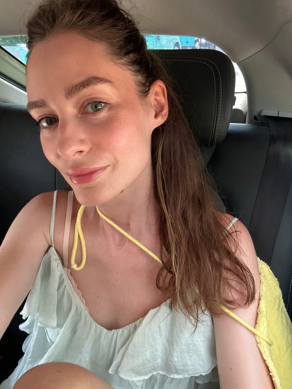 Woman photographed in vehicle in Choeng Thale, Thailand