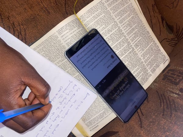 Morning routine blends spiritual study and football in Nigeria