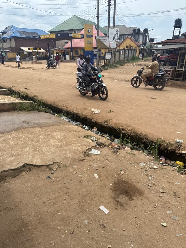 Daily street life documented in Ihiagwa Nigeria infrastructure conditions