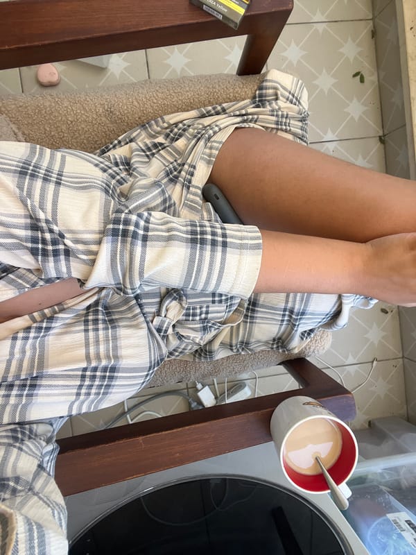 Coffee and downtime at a Kiryat Bialik table