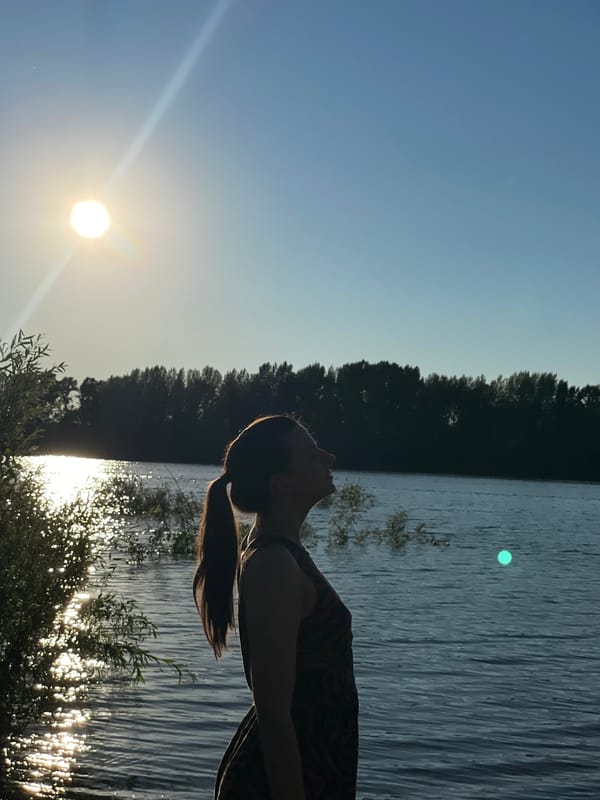 Sunset along the Kama River in Chaikovsky, Russia
