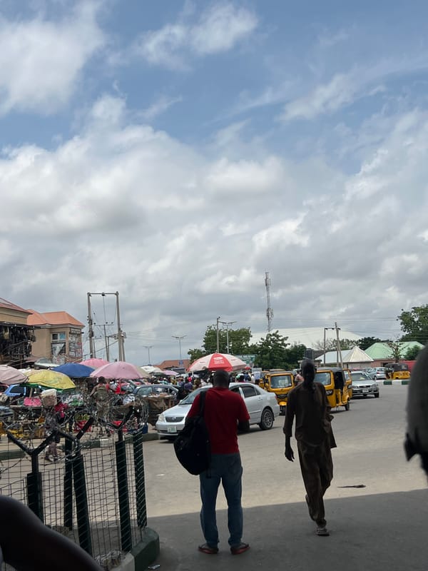 Jalingo overpass area buzzing with traffic and street commerce