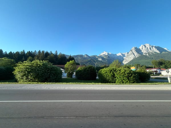 Early morning Alpine views captured near Garmisch-Partenkirchen
