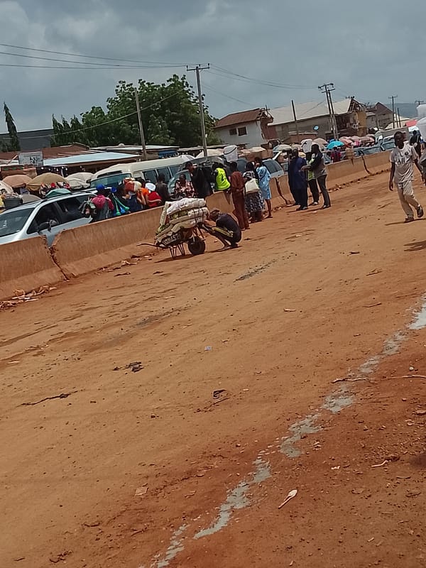 Daily life unfolds in Nigerian market towns
