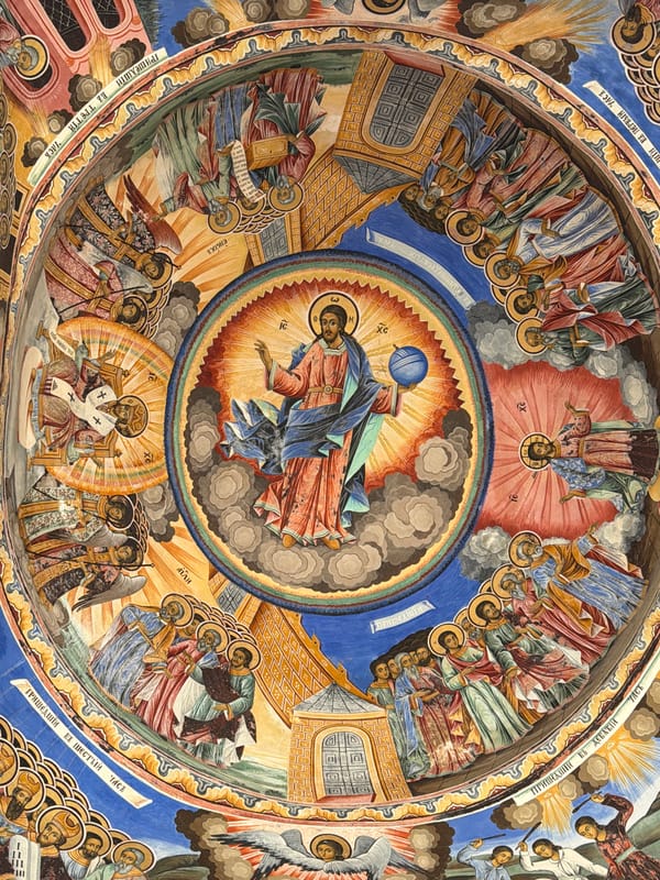 Visitor documents Bulgaria's Rila Monastery frescoes, architecture, cats