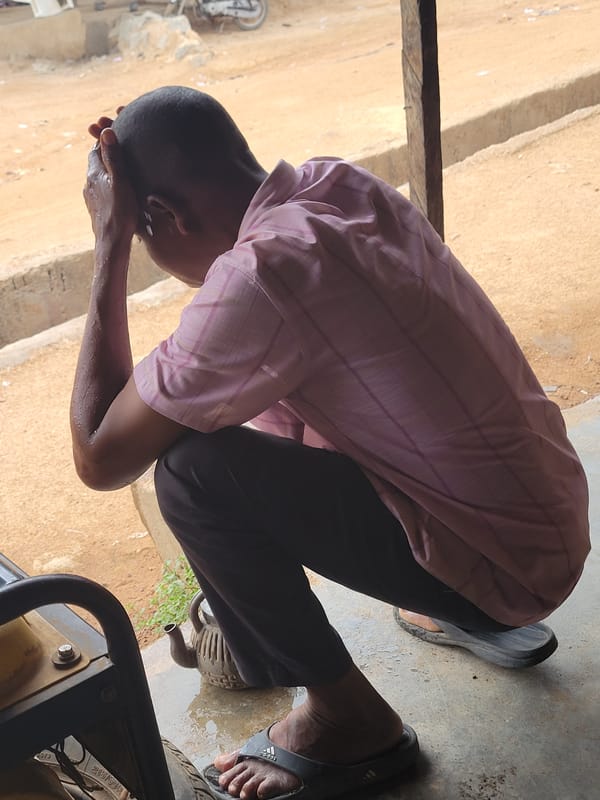 Afternoon life documented in Madalla, Nigeria community spaces