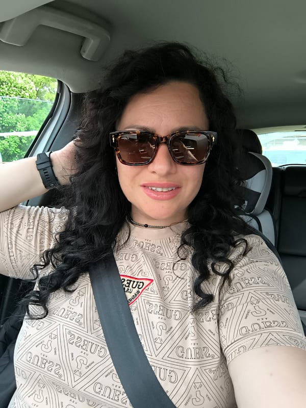 Woman in car observed in Pleven, Bulgaria