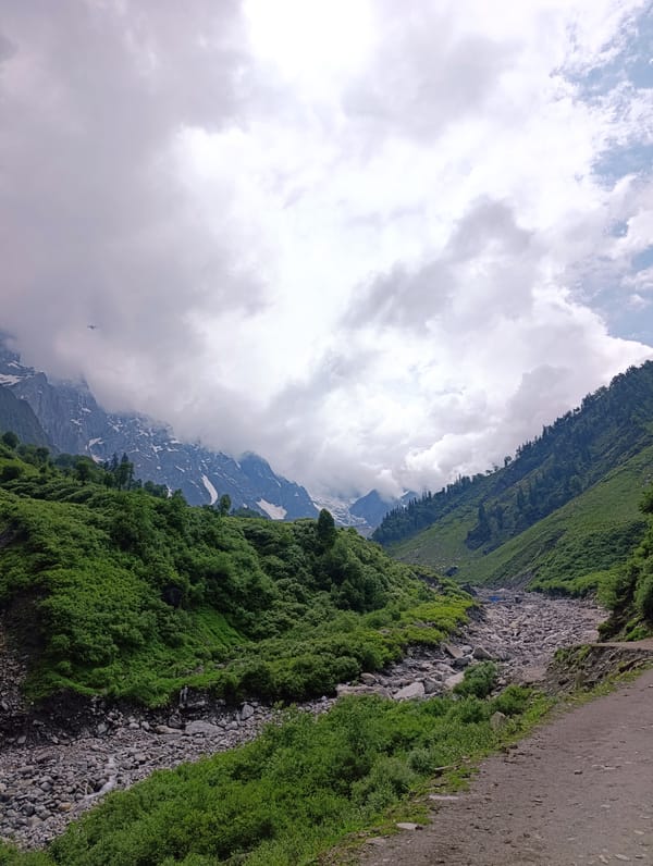 Alpine meadows and mountain trails in Burwa's highland valley