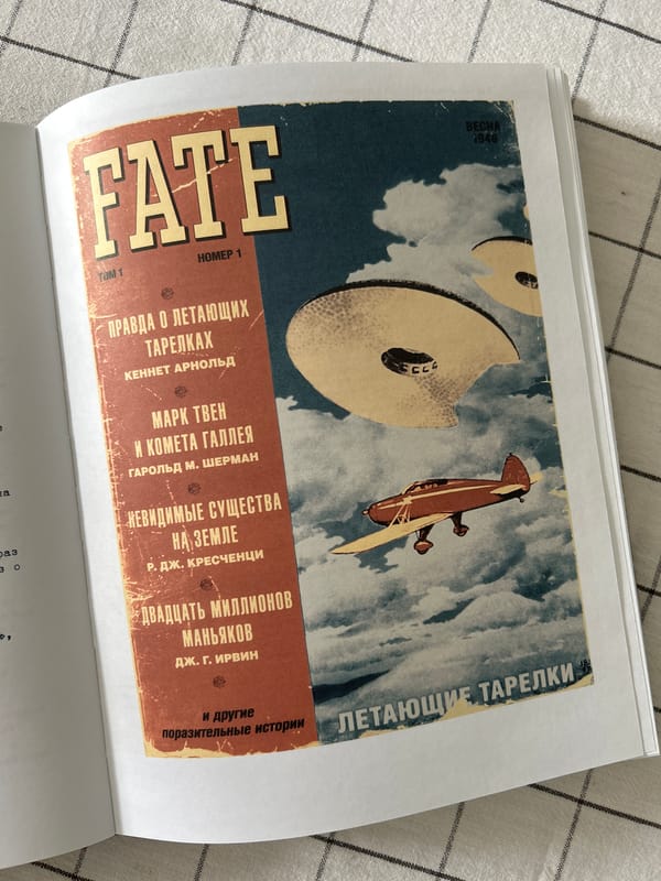 Eclectic snapshot mix: documents, books, a cat, and city skies