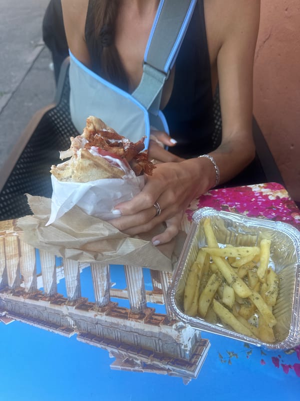 Chilling over food and downtime in Tbilisi