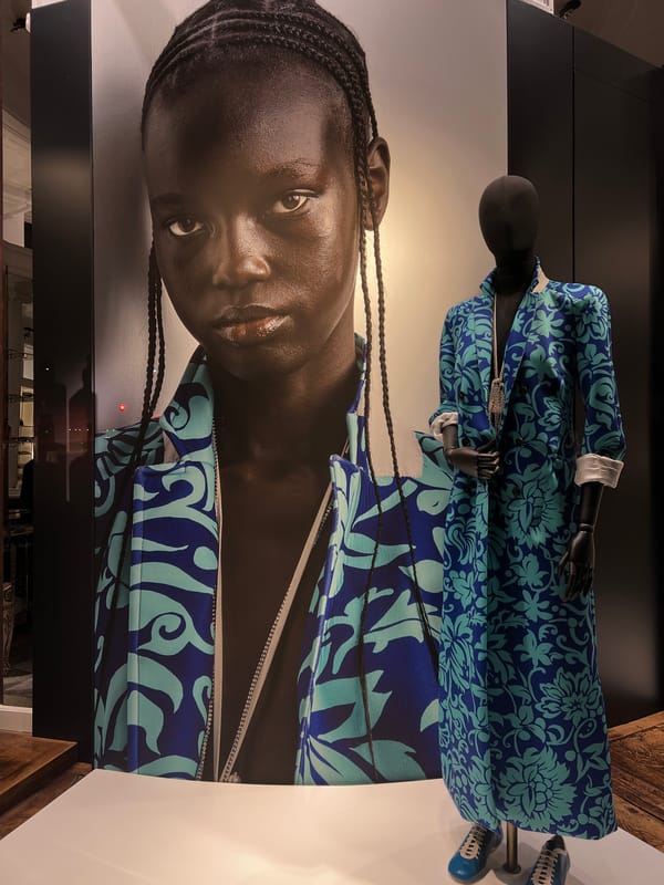 Fashion Exhibition Documented in Antwerp During Evening Hours