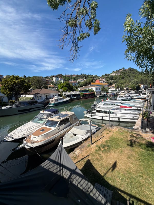 Beykoz waterfront and historic fortress on a sunny afternoon