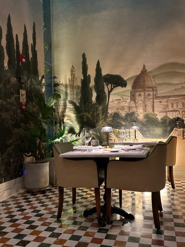 Late-night fine dining experience documented in San Isidro restaurant