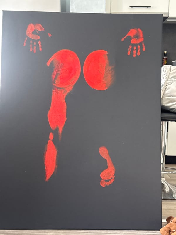 Art project and indoor scene documented by witness