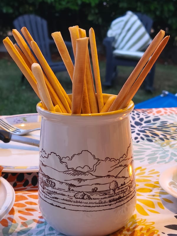 Summer backyard cookout in Vinchiaturo, food, flowers, and cats