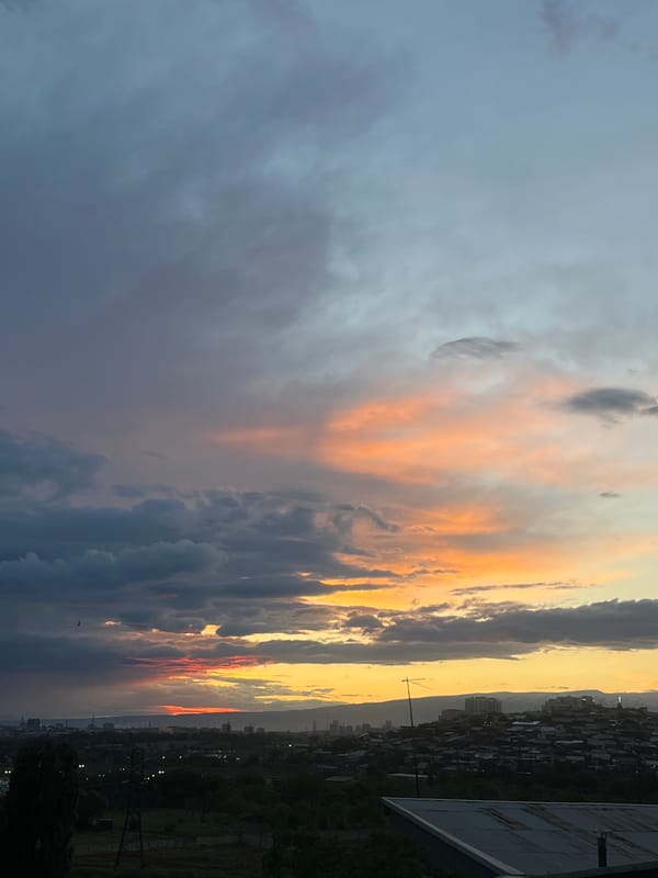 Dramatic sunset documented over Yerevan, Armenia by multiple witnesses