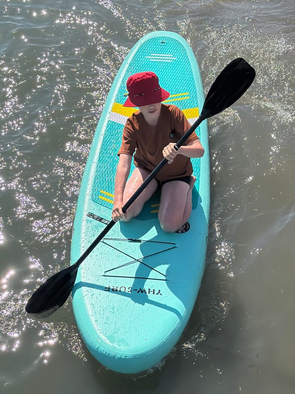 Beach day and rose garden visit with water sports and bungee rides