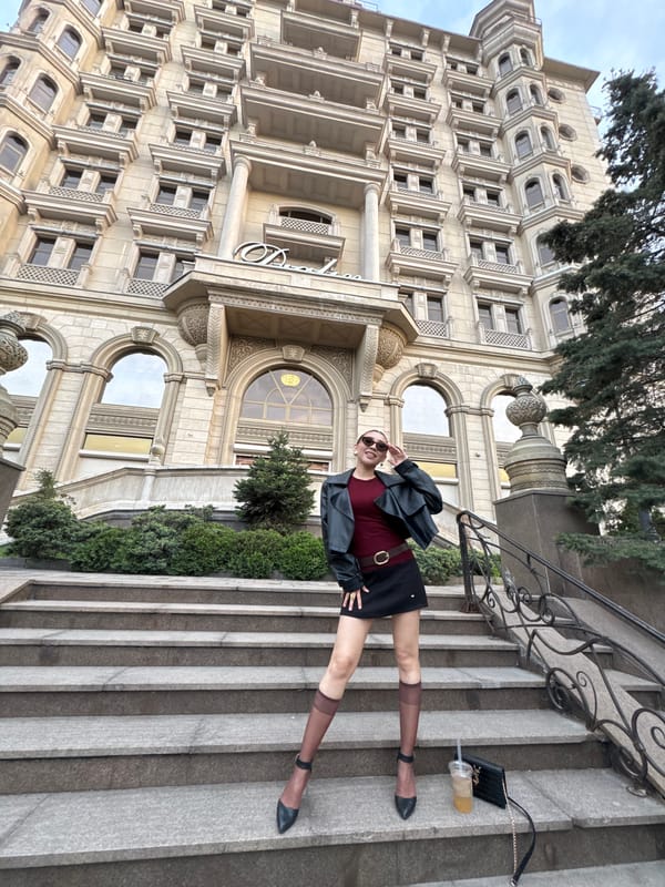 Casual photography tour captures central Almaty architecture and streetscapes