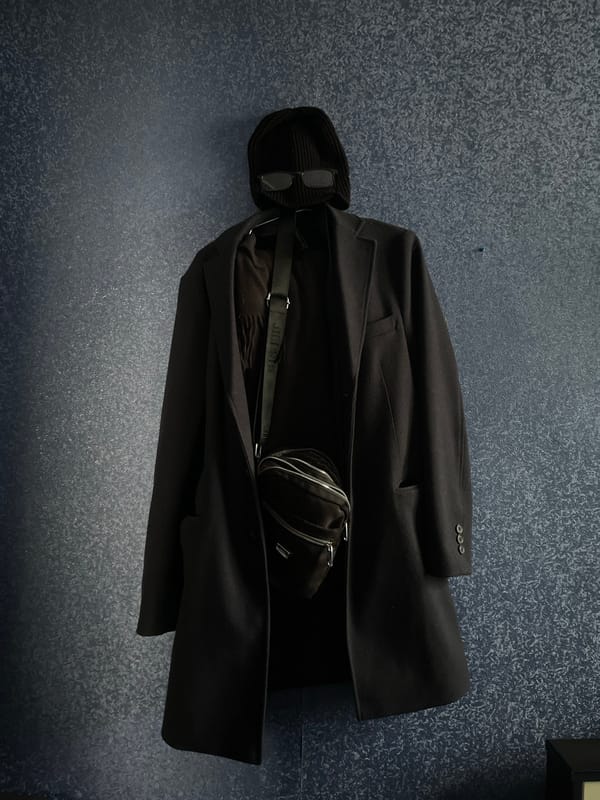 Personal items documented on surface in Tbilisi