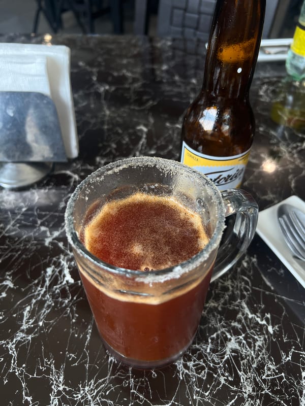 Mexico City evening dining: beer service and street food captured