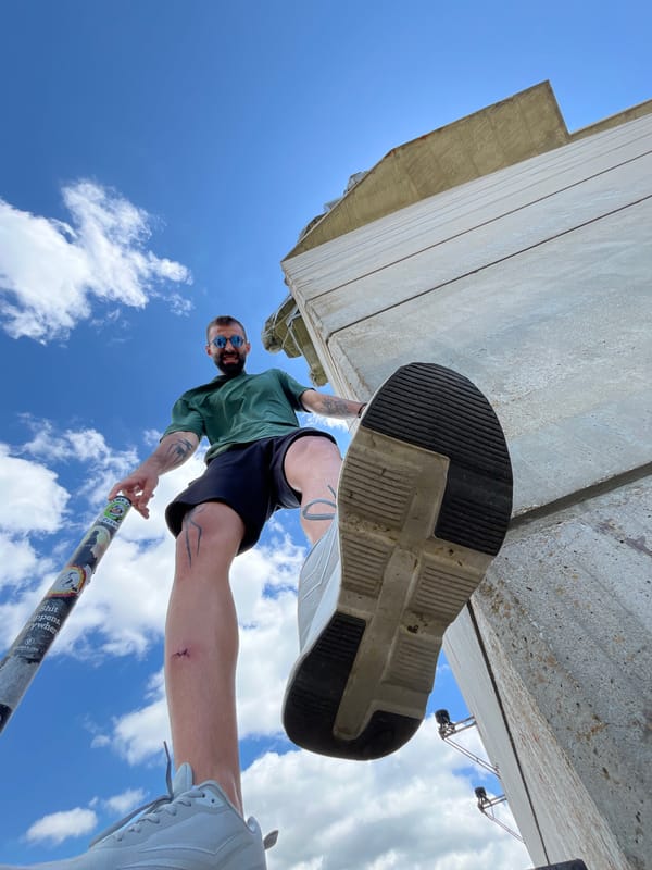 Acrobatics and architecture at Shumen's brutalist monuments