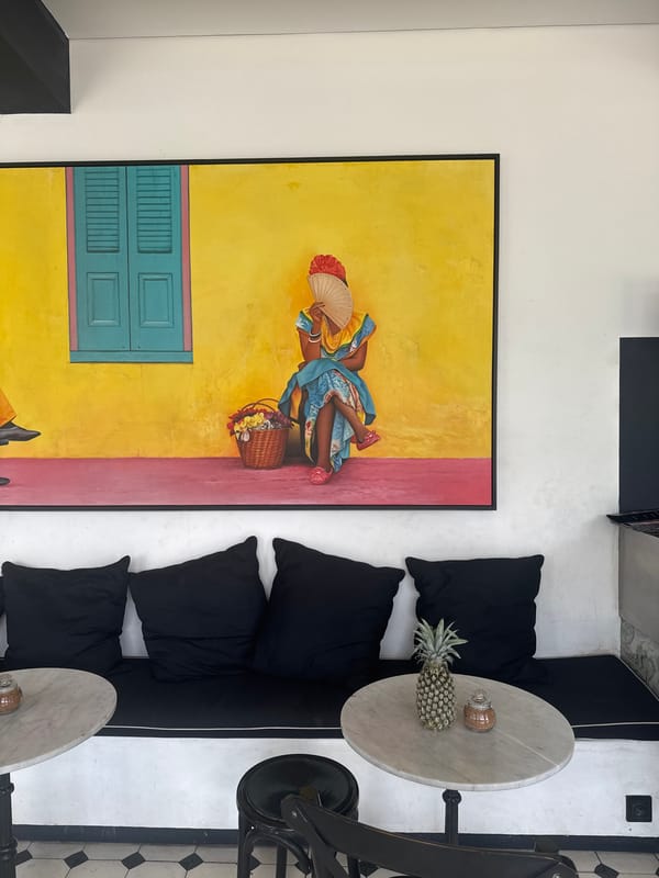 Early morning cafe and street life documented in North Kuta