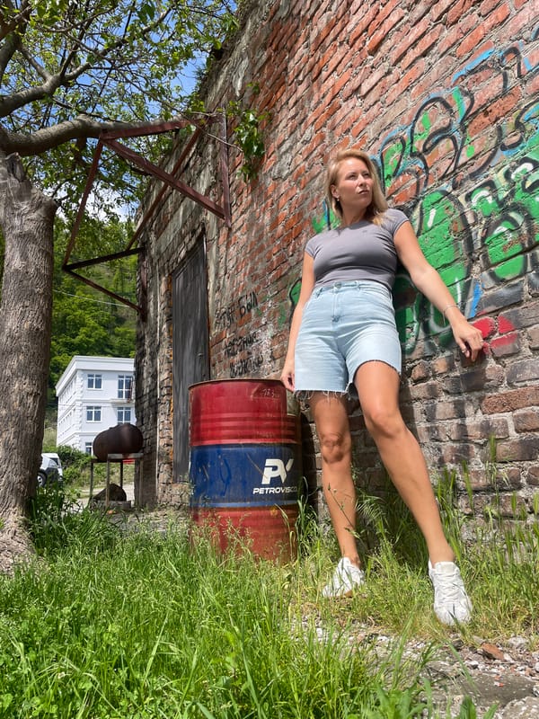 Woman documented at multiple locations during Sochi area visit