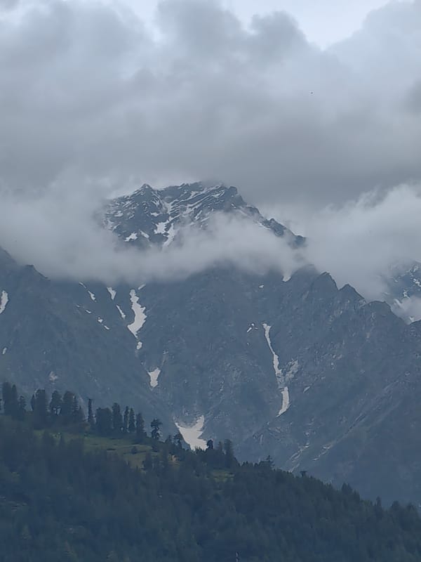 Vashisht morning: stormy Himalayan skies and village interiors